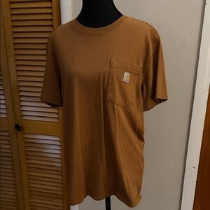 Carhartt Women’s Tan Short Sleeve Pocket
